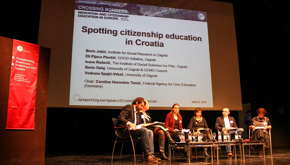 NECE konferecija u Zagrebu. Rasprava o građanskom odgoju u Hrvatskoj