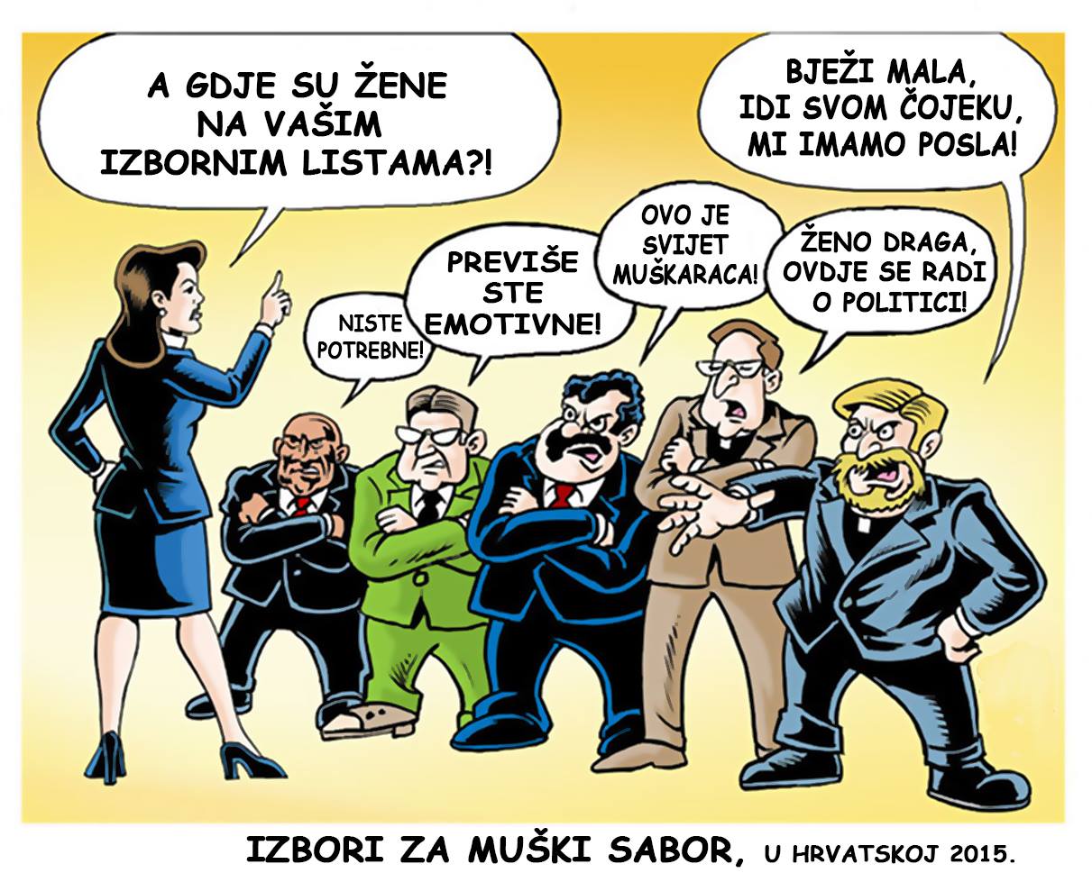 Političke volje za provesti rodne kvote ocigledno nedostaje. Vjerujemo da će doći vrijeme u kojem će sve političke stranke u Hrvatskoj biti radno osvije&scaron;tene, a izborna povjerenstva će odbaciti sve izborne liste koje ne po&scaron;tuju ravnopravnost spolova. Do tada politika u sabornoj vijećnici ostaje isključivo mu&scaron;ka igra.