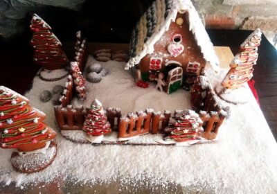 Kućica od medenjaka, domaći gingerbread house