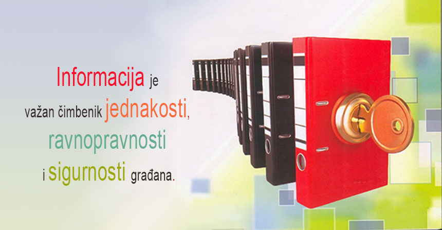 Pravo na traženje informacije znači preuzeti inicijativu, biti aktivan i jednak u tom pravu