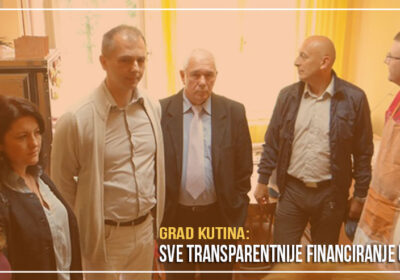 Kutina pokazuje napredak transparentnoj raspodjeli sredstava udrugama