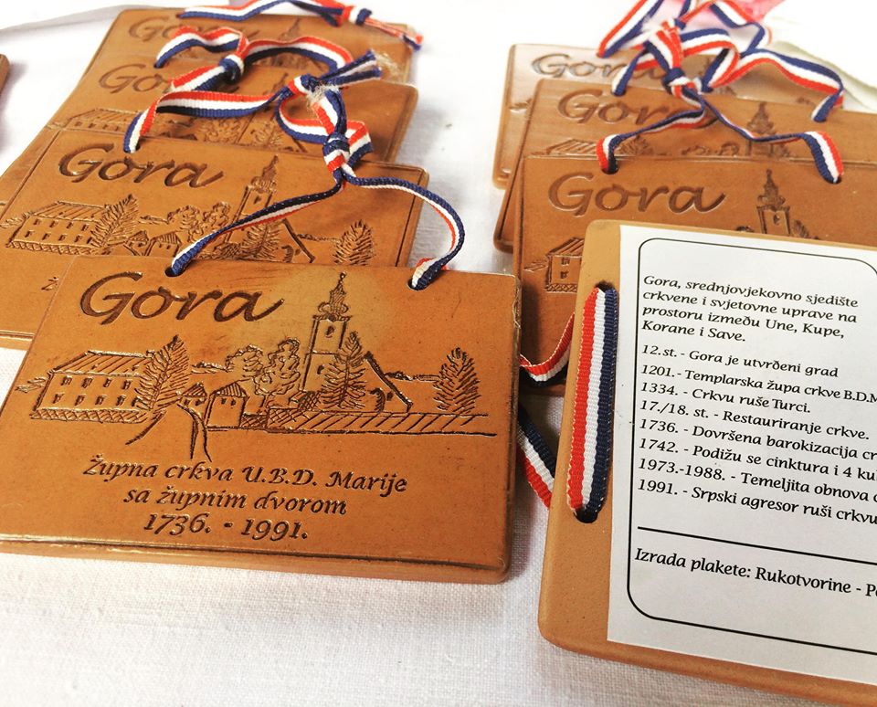 Keramička pločica s crkvom iz vremena templara, prvi je gorski suvenir