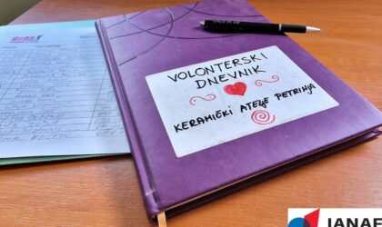Volonteri u keramičkom ateljeu Petrinja