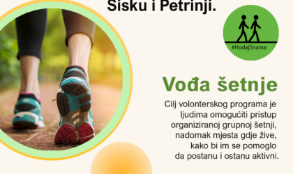 Hodaj s nama: tražimo volontere za organizirane šetnje