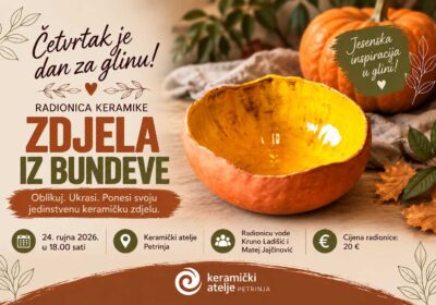 Najava radionice: Zdjelica iz bundeve
