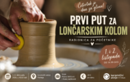 Najava radionice: Prvi put za lončarskim kolom