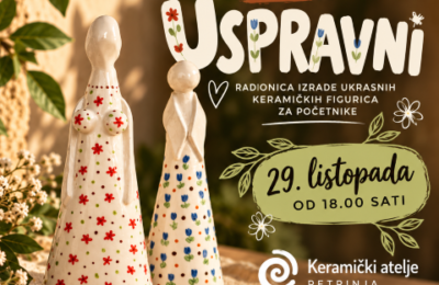 Najava radionice keramike: USPRAVNI