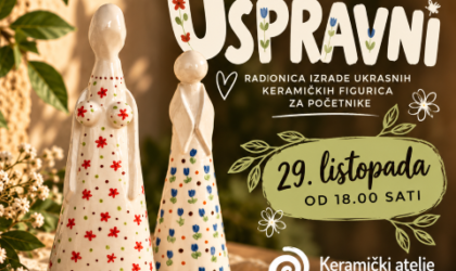 Najava radionice keramike: USPRAVNI
